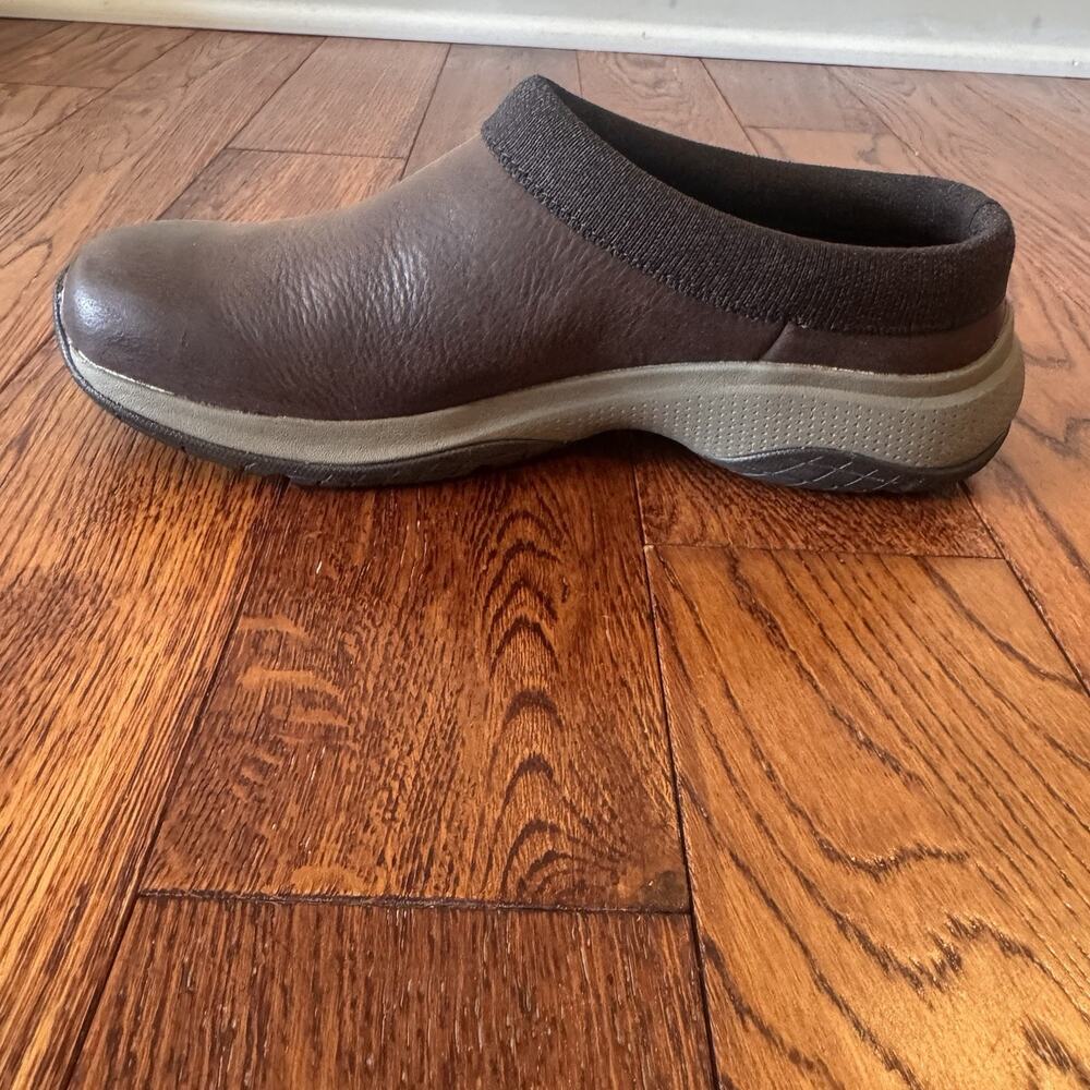 Merrell Encore Nova 5 FloatPro Women's 6 Brown Espresso Leather Clog Comfort - Picture 4 of 11
